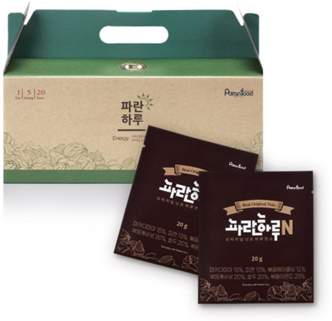 하루견과 파란하루N 30봉X1박스 견과류 고급견과구성, 1박스