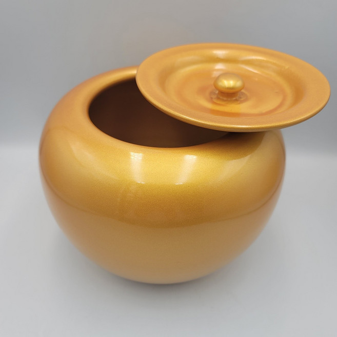 황금 요강 재물운 개업선물 풍수 인테리어 복과 행운 금빛 오브제