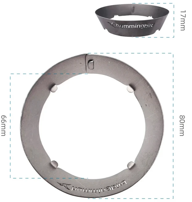 야외 캠핑 IGT 3/4 유닛 윈드 디플렉터 접이식 스테인레스 스틸 휴대용 스토브 테이블 액세서리, 01 4Unit  Windshield, 1개