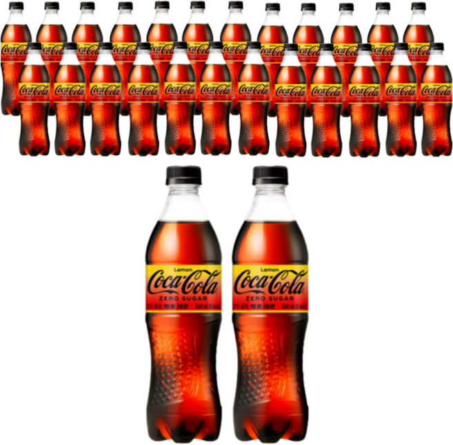 코카콜라제로 레몬 제로콜라 탄산음료, 24개