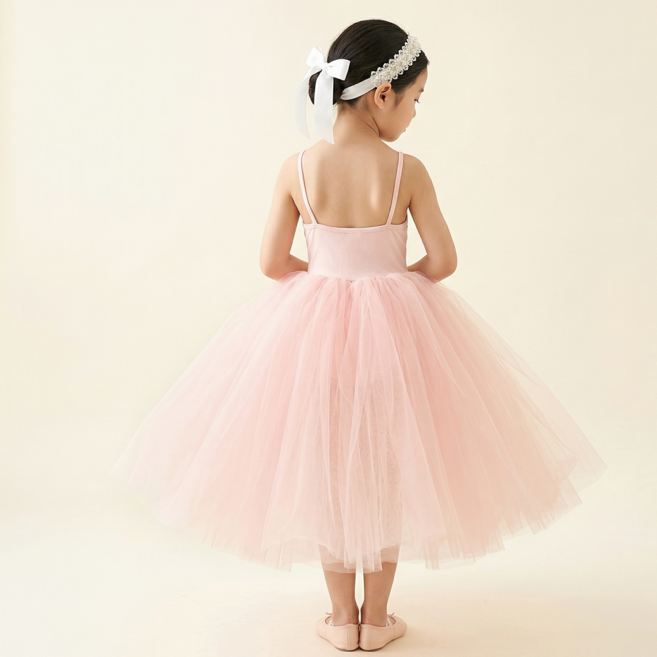 도미니코 유아발레복 끈나시 롱튜튜 발레복