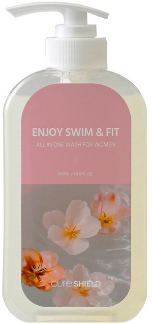 인조이스윔 앤 핏 수영장 헬스장 샴푸 바디워시 수영 염소 냄새 제거 올인원 워시 포우먼 500ml, 600g, 1개