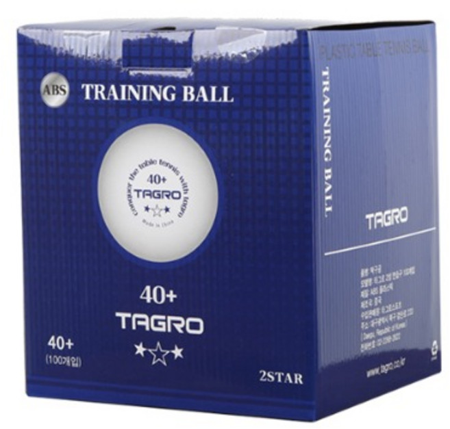 타그로 탁구공 (타그로 2성 연습구 100입)