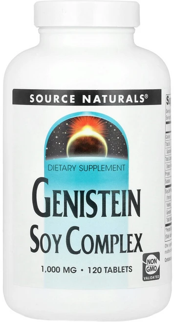 소스네츄럴스 제니스테인 쏘이 컴플렉스 1000mg 120알, SNS00050, 120정, 1개 - 쿠팡