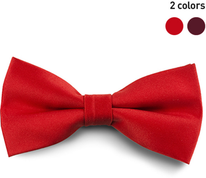 20151215A_레드 솔리드 나비넥타이 2종