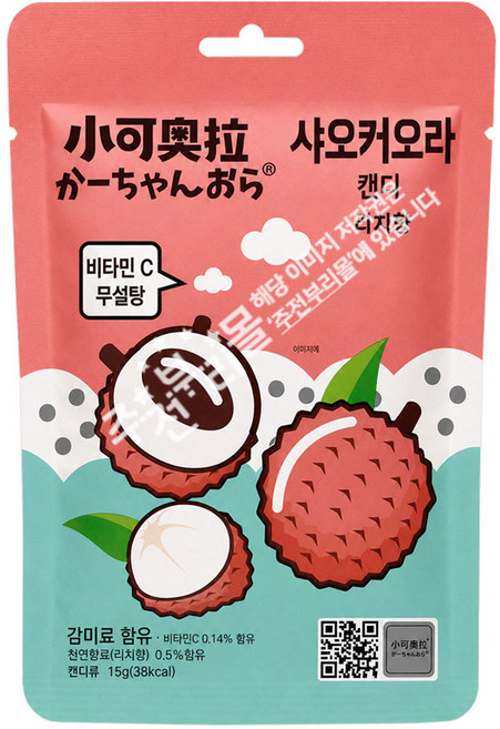 샤오커오라 15g (리치향) x 10개, 1박스, 150g