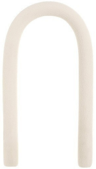 클로버 테크 다용도 휴대용 초경량 자유 굽힘 캐비닛 걸이 후크, 화이트, 2개