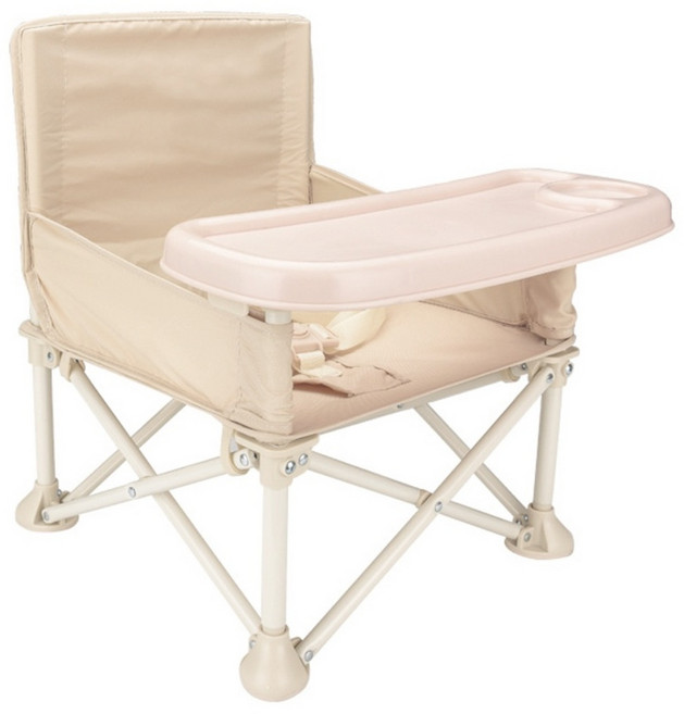 이유베이비 부스터 휴대용 유아 식탁 의자, 베이지, 1개