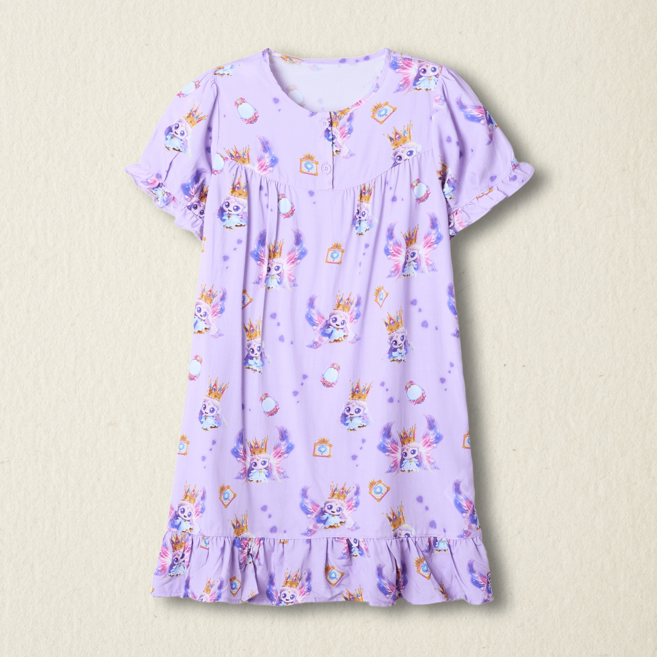 캐치티니핑6 스파오키즈 반팔 원피스잠옷