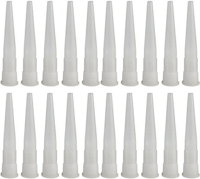 아이베란다 실리콘 꼭지 마개 코킹작업용 노즐 마개, 20개