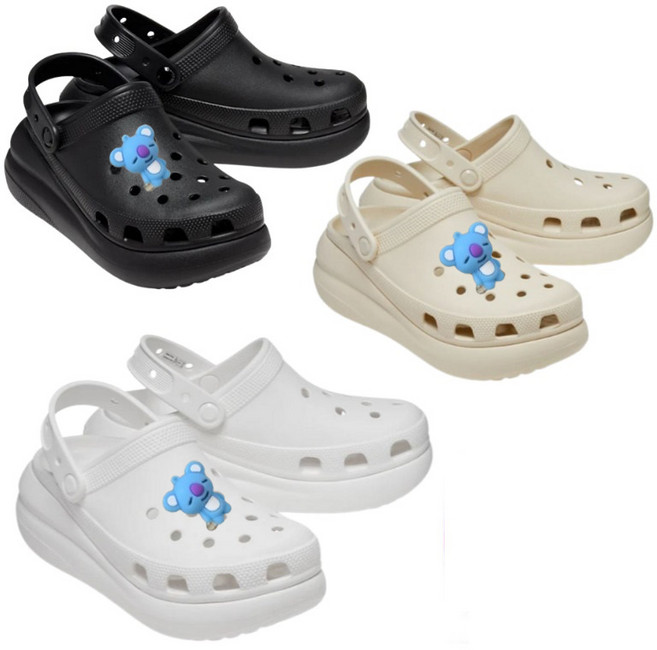 크록스 크러쉬 클로그 여성 우먼 샌들 207521 3종 국내 당일발송 악세서리 포함