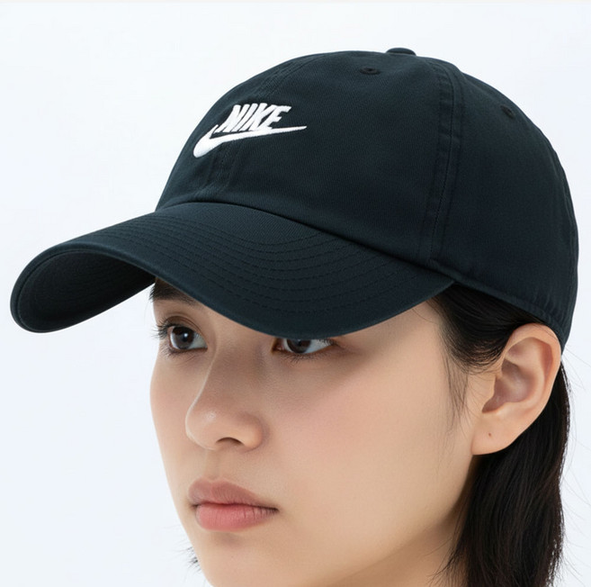 나이키 남성 여성 볼캡 자수로고 야구모자 블랙 캡모자 스포츠 골프 야외활동 남녀공용 커플모자 자외선차단