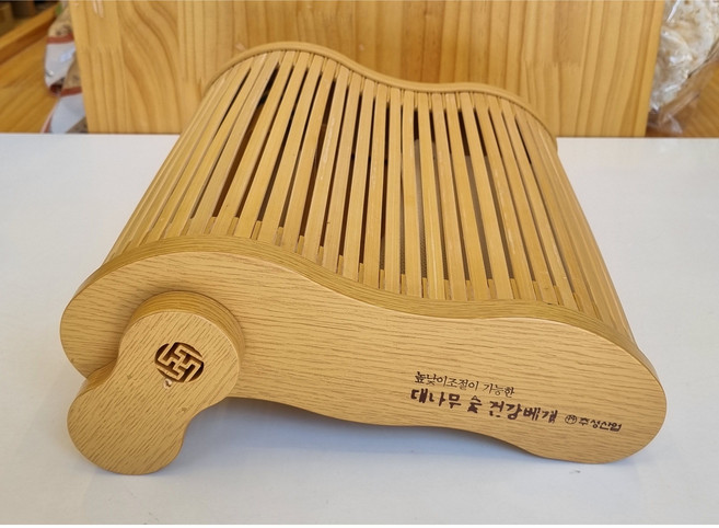 담양 대나무 베개 경추베개 높이 조절가능