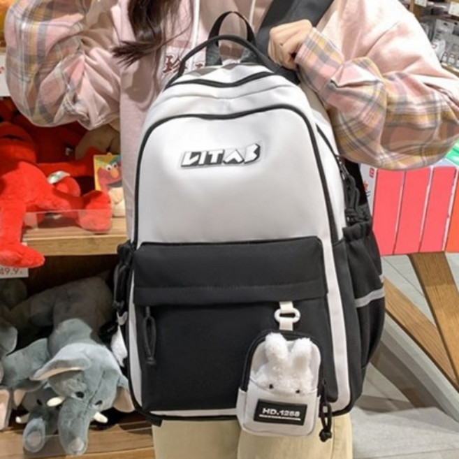 런던캠퍼스 남녀공용 학생 데일리 캐주얼 백팩