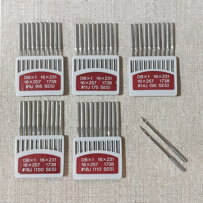 공업용 미싱바늘 국산정품 (주)태원 ORANGE NEEDLES, 1세트