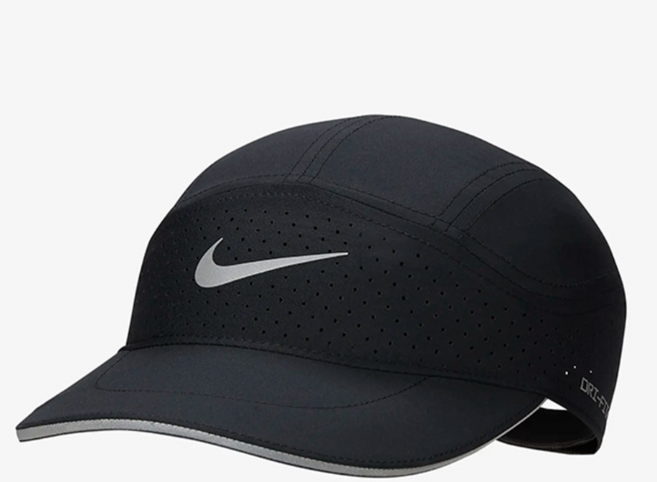 나이키 러닝 드라이핏 ADV 플라이 언스트럭쳐드 조깅 런닝캡 블랙
