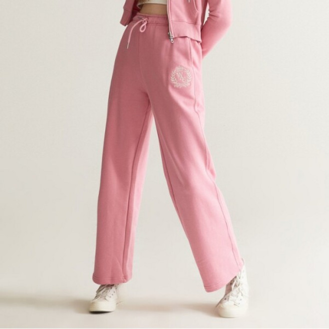 [후아유] 여성 엠블럼 와이드팬츠 (WHTMD2226F-T)
