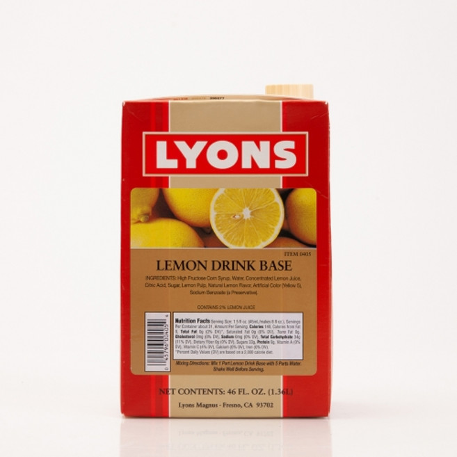 세미 레몬 드링크베이스 1.36L, 1개