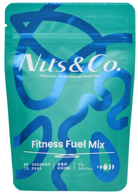 【Nuts&Co.】頂級無調味堅果-健身堅果, 1包, 1個