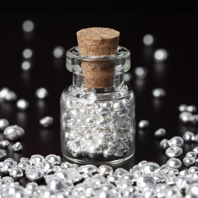 오로프 순은 99.9% 그래뉼 실버 유리병 은테크 투자용 5g 10g 보증서 증정