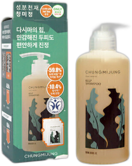 청미정 다시마 샴푸 기획, 1개, 500ml