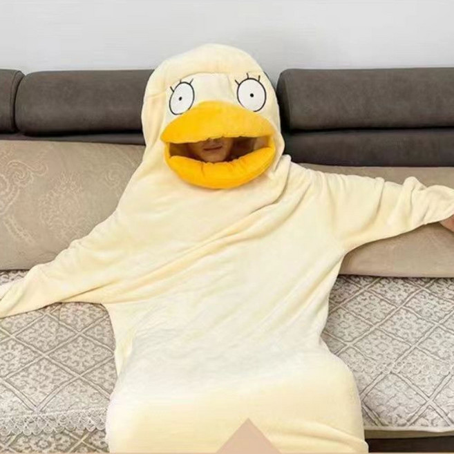 오리 잠옷 신발증정 동물 잠옷 파자마파티 남여공용 원피스