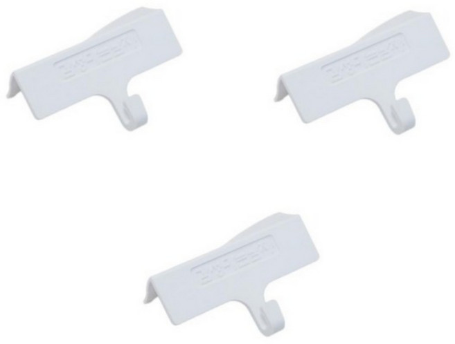 감성다는남자 무타공 대리석 아트월 틈새걸이, 흰색, 3개