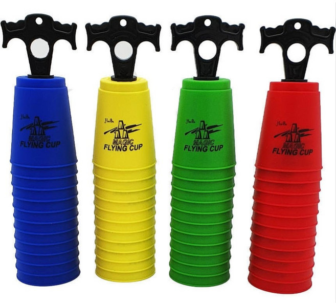 (무료배송) 스피드 컵 쌓기 놀이 스포츠스태킹 스택스컵 어린이 12pcs 퀵홀더 설명서 포함, 랜덤 발송, 1개