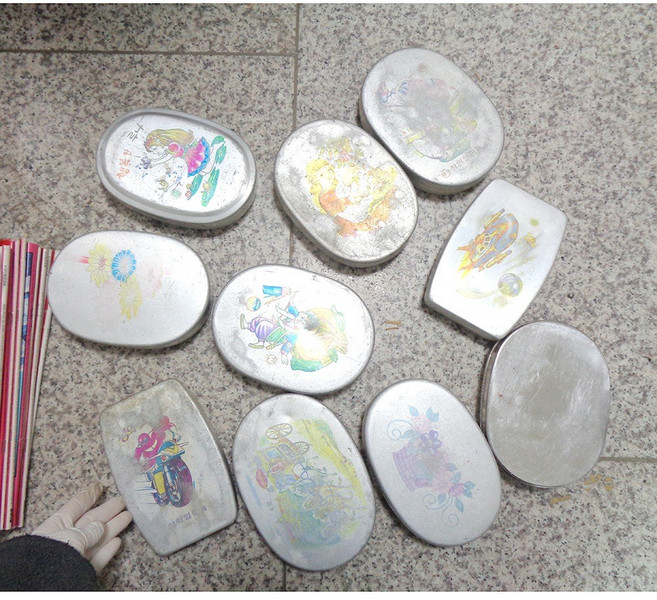 7080중고 양은도시락 옛날도시락 추억의도시락 1개 임의배송