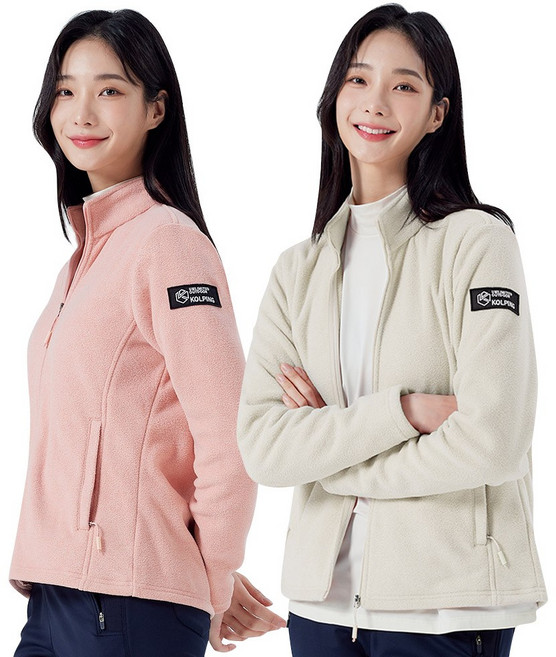 콜핑 여성 겨울 플리스 기본형 집업 자켓 메드플(여) KSJ6783W