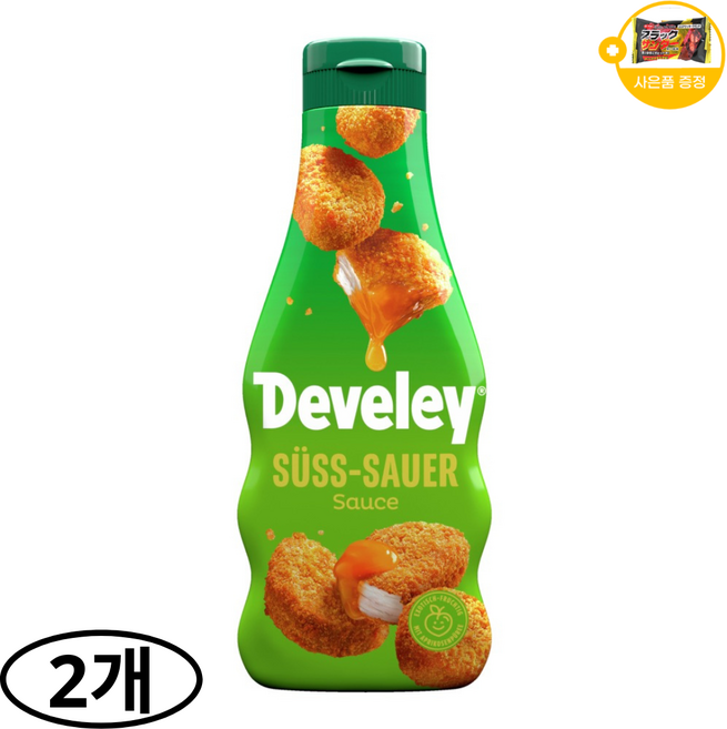 Develey 디벨리 스위트&사우어 소스 사은품 추가증정, 2개, 250ml