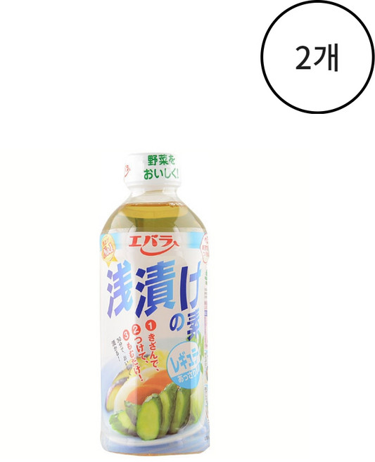 에바라식품 아사즈케노모토 레귤러, 2개, 500ml