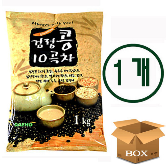 대호푸드 검정콩10곡차, 1kg, 1개