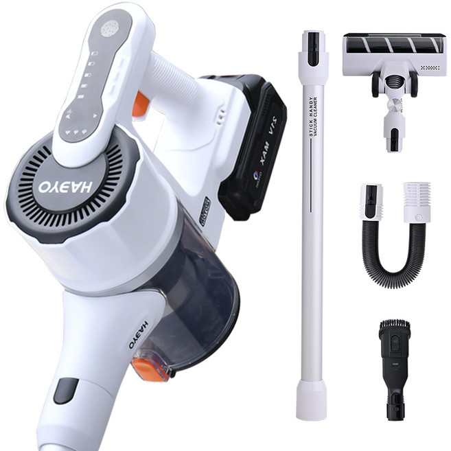 OYEAH 2024 다용도 핸디형 4 in 1 무선 진공청소기 YK-330 스틱청소기 핸디청소기, 블랙화이트