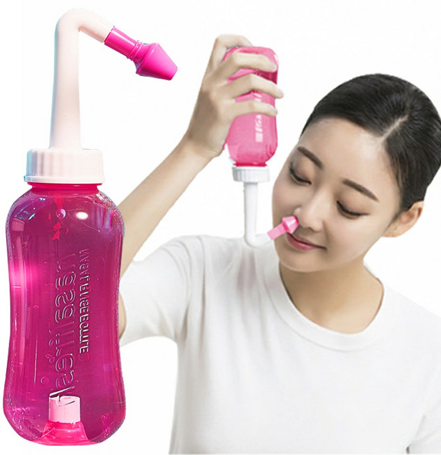 세번티 코세척기 나잘후레쉬 핑크용기 비염 코세척 아이 어른용 겸용, 1개