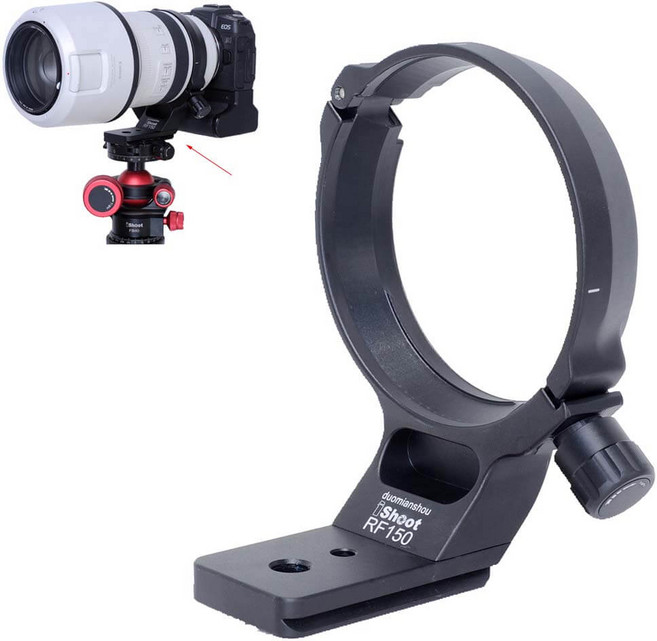 iShoot 삼각대 마운트 링 렌즈 칼라 지원 어댑터에 대한 정경Canon RF 100-500mm f/4.5-7.1L IS USM, 1개