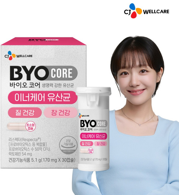 CJ 바이오코어 질 건강 리스펙타 유산균, 30회분, 1박스