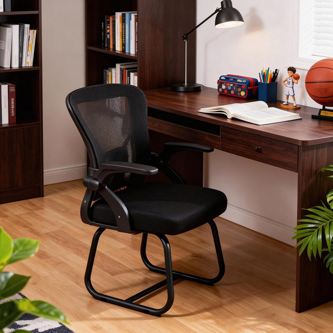 Takata 초경량 학생 사무용 메쉬 의자 통기성 좋은 컴퓨터 의자 WY3Gwt, 검은색