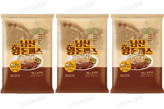 [아워홈]남산 왕돈까스 560g, 680g, 3개
