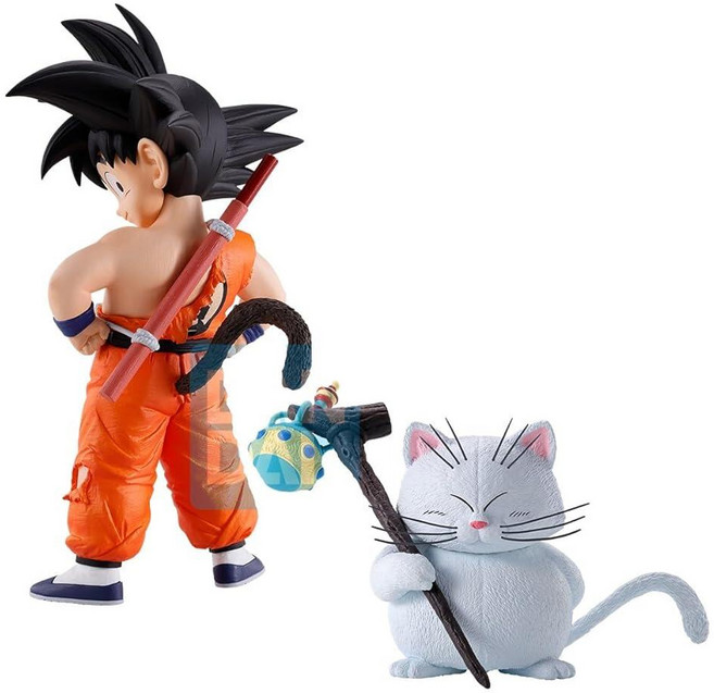 Ichibansho Figure - 드래곤볼 - 손오공 & 카린 (구름 위의 전망대) 반다이 스피릿 마스터리스 수집용 조각상, 야지로베