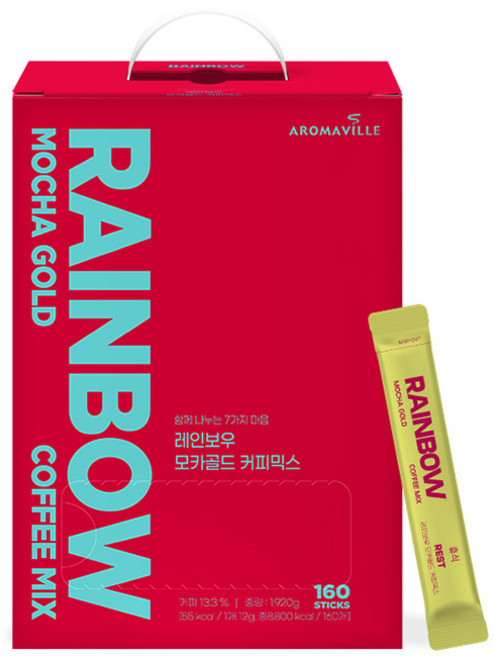 레인보우 모카골드 커피믹스, 12g, 160개입, 1개
