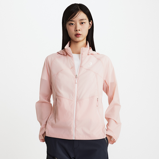 블랙야크 여성 에어 플렉서블 자켓 여름 후드 탈부착 소취 방풍 자켓 25SS 1BYJKMU505