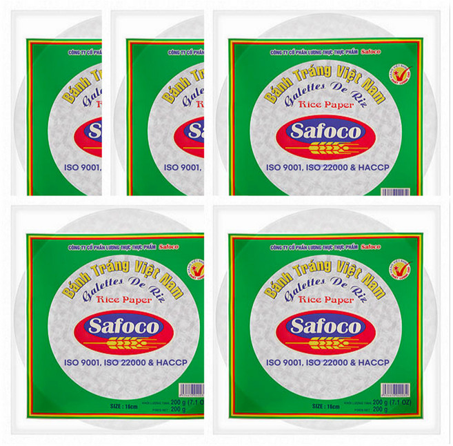 SAFOCO 사포코 베트남 월남쌈 라이스페이퍼 300그램, 300g, 5개
