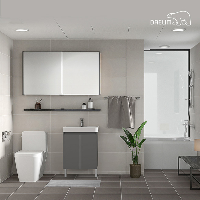 대림바스 시네마 슬라이딩 거실욕실 리모델링, 단품