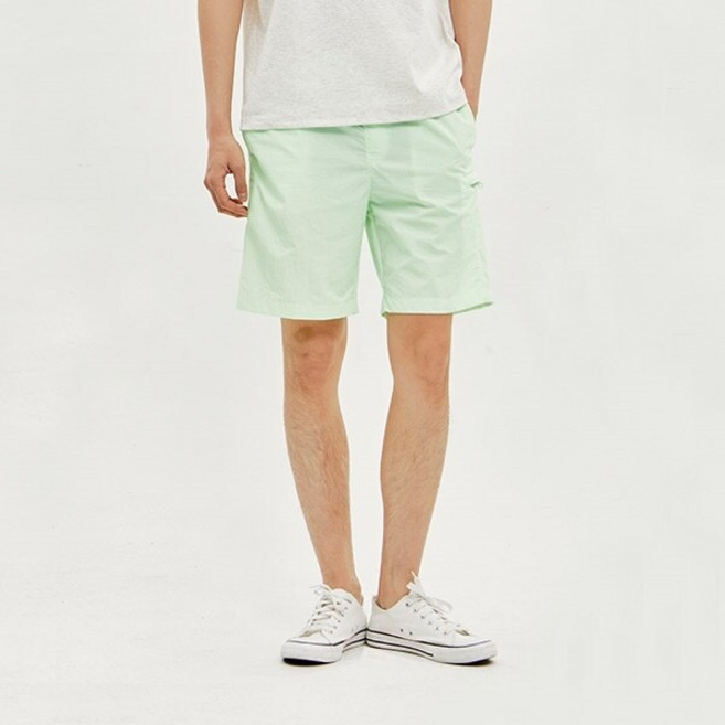 공용) 나일론 옆포켓 패커블 하프 팬츠_AM2WL5445-LY