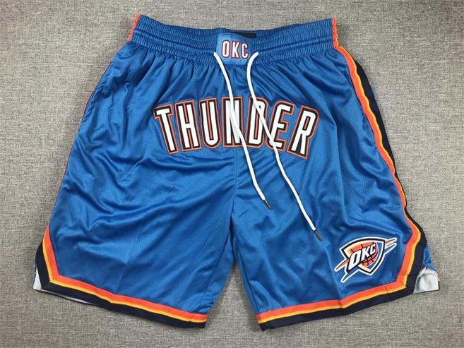 NBA 농구반바지 5부 유니폼 농구복 농구바지 쇼츠, 노란색 천둥 일반 파란색, 1개