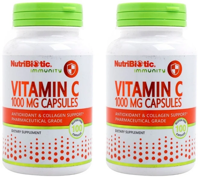 뉴트리바이오틱 비타민 C 1000mg, 2개, 100정 - 쿠팡