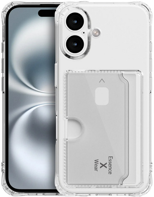 에센스웨어 글레시스 카드수납 투명 젤리 휴대폰 케이스