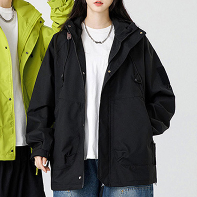 데일로엔 여성 야상 방수 바람막이 윈드브레이커 자켓