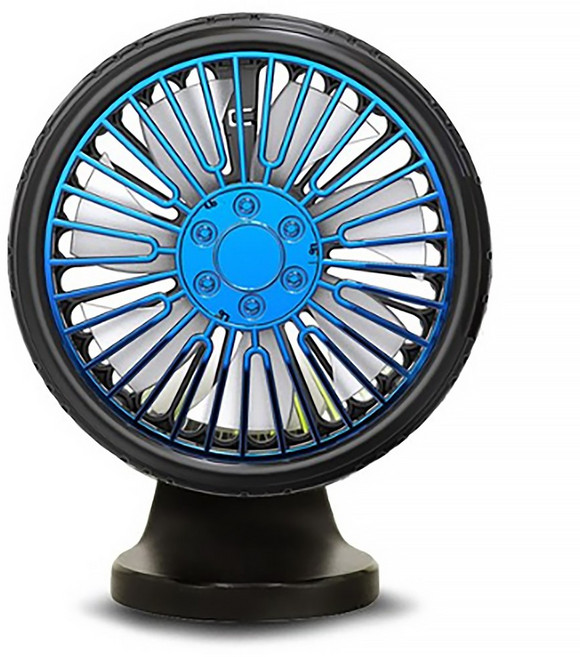 이고웰 차량용 선풍기 써큘레이터 carcircle01, 블루